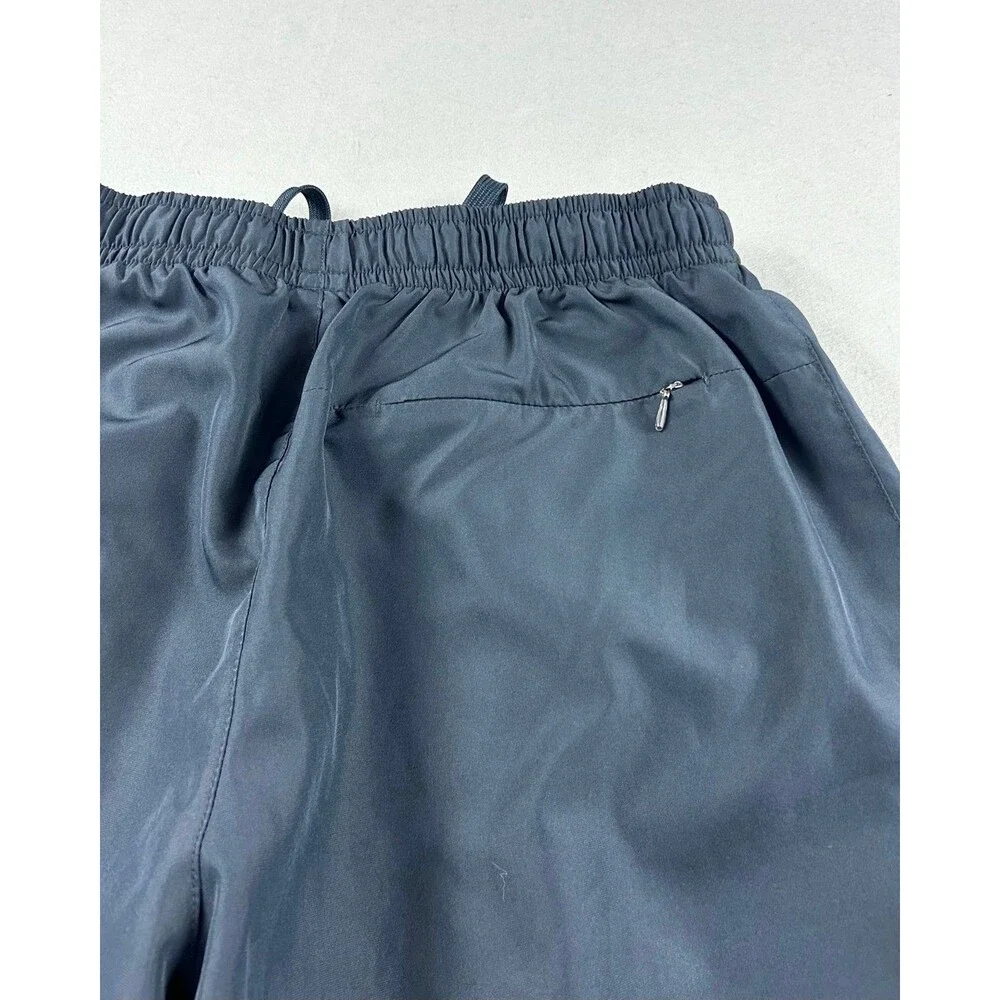 Vintage Y2K Nike Men's Windbreaker Navy Blue Athletic Track Pants